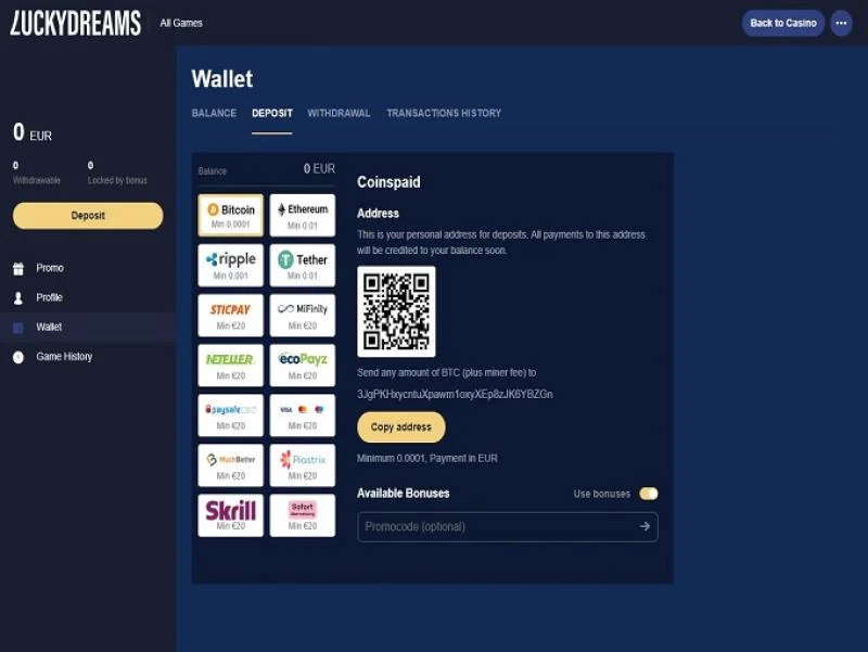 Banking & Payments: Deposits & Cashouts